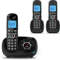 Produktbild: Alcatel XL595 Voice Trio Schnurlos Großtasten 3 Mobilteile Anrufbeantworter Anru
