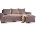 Produktbild: MASSENO Ecksofa mit Schlaffunktion Potaro , lila/violett , Maße (cm): B: 230 H: 85