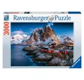 Produktbild: Ravensburger Puzzle Hamnoy, Lofoten 3000 Teile Puzzle, 3000 Puzzleteile