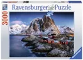 Produktbild: RAVENSBURGER PUZZLE*3000 TEILE*HAMNOY LOFOTEN*RARITÄT*NEU+OVP