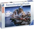 Produktbild: 3000 Teile Ravensburger Puzzle Hamnoy, Lofoten 17081