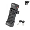 Produktbild: Trelock FS 200 Two.GO® Fahrrad Faltschloss mit Halter Schloss Level 2 inkl. Fahrradklingel