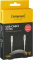 Produktbild: Intenso USB Kabel C315C Typ C - TYP C Nylon 1,5m max. 60W weiß
