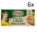 Produktbild: 6x Star Delicato dado brodo Suppenwürfel Brühe sanft reich an Geschmack 10 pz