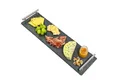 Produktbild: Praknu Servierplatte Schiefer Servierplatte mit Griffen - 50 cm lang, Schiefer, (Set, 1-tlg), Zum Servieren - Echter Naturschiefer - Rutschfest