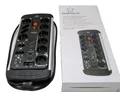 Produktbild: Renkforce 1015A-CMB-SXMS Master/Slave-Steckdosenleiste 10fach Schwarz, Aluminium