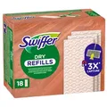 Produktbild: P&G Swiffer Trockentücher 18 Tücher Holz & Parkett halten 3 x mehr Staub fest als ein herkömmlicher Besen