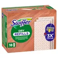 Produktbild: Swiffer Trockentücher Nachfüllung 18 Tücher Holz & Parkett halten 3 x mehr Staub fest als ein herkömmlicher Besen
