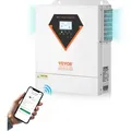 Produktbild: VEVOR 3500 W Hybrid-Solarwechselrichter, reiner Sinus-Wechselrichter 24 V DC auf 220/230 V AC, 100 A MPPT, für netzunabhängige Blei-Säure-Lithiu...