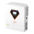 Produktbild: VEVOR Hybrid-Solarwechselrichter, 3500 W, All-in-One-Wechselrichter mit reinem Sinus, 24 V DC auf 220/230 V AC, mit integriertem 100 A MPPT-Solarregler, für netzunabhängige Blei-Säure-Lithium-Batterie