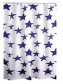Produktbild: RIDDER Duschvorhang Textil Star blau 180x200 cm