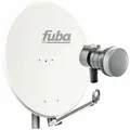 Produktbild: Fuba HD Sat Komplettanlage 1 Teilnehmer - Fuba Satellitenschüssel 80cm Alu weiß