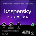 Produktbild: Kaspersky Premium (1 User, 10 Geräte/User, 12 Monate) (KL1047GDKFS-P-ESD)