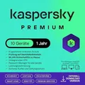 Produktbild: Kaspersky Premium 10 Geräte 1 Jahr Download Win/Mac/Android/iOS, Deutsch (KL1047GDKFS)
