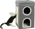 Produktbild: Trixie Katzen Cat Cat Tower Saul Höhle Schlafplatz zusammenklappbar  64 cm