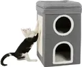 Produktbild: Kratzbaum Cat Tower Trixie Saul 64cm grau Katzenbaum Katzenkratzbaum Kletterbaum