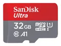 Produktbild: SanDisk Ultra microSDHC Speicherkarte 32GB + SD Adapter SDSQUA4-032G-GN6MA