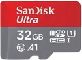 Produktbild: SanDisk Ultra microSDHC A1 120MB/s Class 10 Speicherkarte + Adapter 32GB