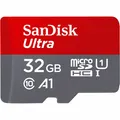 Produktbild: SanDisk Ultra microSDHC, 32 GB, 120 MB/s, Class 10, U1, A1, mit Adapter