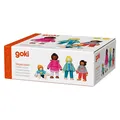 Produktbild: Goki Flexible Puppen Interkulturelle Familie, 4st.