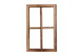 Produktbild: UNUS HOME Wanddekoobjekt Holzfenster Dekoration Altholz (50x32x2cm), Holzfensterrahmen, Dekofensterrahmen, Dekofenster