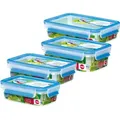 Produktbild: CLIP & CLOSE Frischhaltedose (transparent/blau, 1,0 Liter, Klassikformat) - Blau