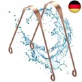 Produktbild: 2x Ayurveda Zungenreiniger aus 100% Kupfer - Zungenschaber aus Indien
