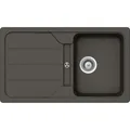 Produktbild: SCHOCK Spülbecken Formhaus D-100, asphalt, Granitspüle, mit Abtropffläche, 86 x 50 cm
