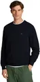 Produktbild: Tommy Hilfiger Herren Pullover Essential Structure Crew Neck Regular Fit, Blau (Desert Sky), L