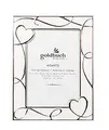 Produktbild: 96 0243 Goldbuch Hearts Metall Beige Weiß Einzelbilderrahmen Tisch 13 x 18 c ~D~