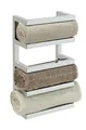 Produktbild: WENKO Edelstahl Handtuchregal Fondiro für 4 gerollte Hand- oder Badetücher Glänzend
