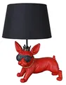 Produktbild: PALAZZO INT Tischleuchte Frenchie Figur Lampe Hundelampe französische Bulldogge 47×45×31 cm, E27-Fassung, verspielt-elegantes Wohnaccessoire