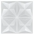Produktbild: 3D Paneele Polystyrol XPS Styropor – Moderne Wandverkleidung & Deckenpaneele – Wandpaneelen Leicht Flexibel - 50x50cm / ‎‎18m² - 72 Stück (Weiß 01)