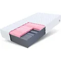 Produktbild: Matratze 180x200 cm orthopädisch Kaltschaum HR-Schaum Visco Memory H3 H4 ca. 24 cm Höhe atmungsaktiv Bezug waschbar für Allergiker SELECT MAX DO...