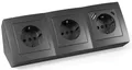 Produktbild: MCPOWER Steckdosenblock Flair, 3-fach, 16A/250V, 1xUSB-C, 1xUSB-A 1535387