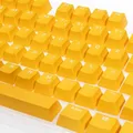 Produktbild: Ducky PBT Double-Shot Keycap Set Yellow - DE Layout