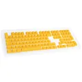 Produktbild: Ducky PBT Double-Shot Keycap Set Yellow - DE Layout