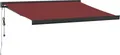 Produktbild: vidaXL Markise Automatisch Burgunderrot 350x250 cm