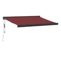 Produktbild: vidaXL Markise Markise Automatisch Burgunderrot 350x250 cm (1-St)
