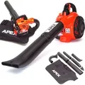 Produktbild: Benzin Laubsauger Laubbläser 55117 Laubhäcksler 26ccm Gartenhäcksler Gebläse
