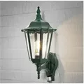 Produktbild: Konstsmide - Wandleuchte Firenze Mit Bewegungsmelder, Aluminium Grün, Höhe 48 Cm