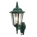 Produktbild: Konstsmide Wandleuchte Firenze | grün | Bewegungsmelder | outdoor | 7236-600, 22 x 29 x 48 cm