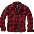 Produktbild: Brandit Lumber Jacke, schwarz-rot, Größe XL für Männer