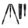 Produktbild: Rollei Rock Solid Alpha XL Mark III, 193cm Carbon Stativ Kamera Professionelles Dreibeinstativ für Schwere Kamera 40kg Tragkraft Kohlefaser Fotostativ mit Nivellierkopf Schwarz Camera Tripod