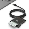 Produktbild: ACT eID Card Reader Belgium, USB C Kartenleser, Nicht für Ausweiss App 2, Power LED Status- AC6020