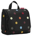 Produktbild: REISENTHEL® Kosmetiktasche TOILETBAG, 3l, Schwarz, Mehrfarbig, Polyester, (1-tlg), Spiegel mit Klettverschluss