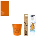 Produktbild: 3tlg. Kinder HYDROPHIL Zahnputzbecher | Bambus-Zahnbürste | Zahncreme Die Maus