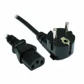 Produktbild: EURO Schuko Netzkabel auf IEC C13, 1x 2-2m Schwarz