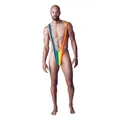 Produktbild: Rainbow Mankini Universalgröße Bodysuit Pride LGBTQ Flagge Fahne Accessoires