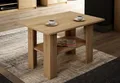 Produktbild: Home Collective Couchtisch mit Ablage Tisch mit matter Oberfläche, Beistelltisch 87 cm breit (Ideal für Schlafzimmer, Wohnzimmer aus laminiertem Holz), Loft Design 1 Ablage für zusätzlichen Stauraum sonoma